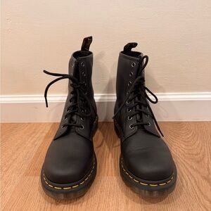 Dr. Martens 1460 Black Leather Lace Up Boots